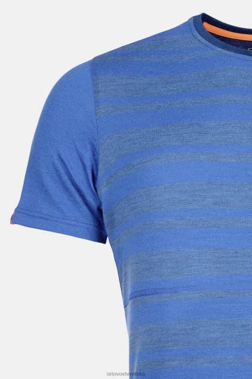 ORTOVOX muškarci samo plavo 185 rock'n'wool kratki rukav X0844137