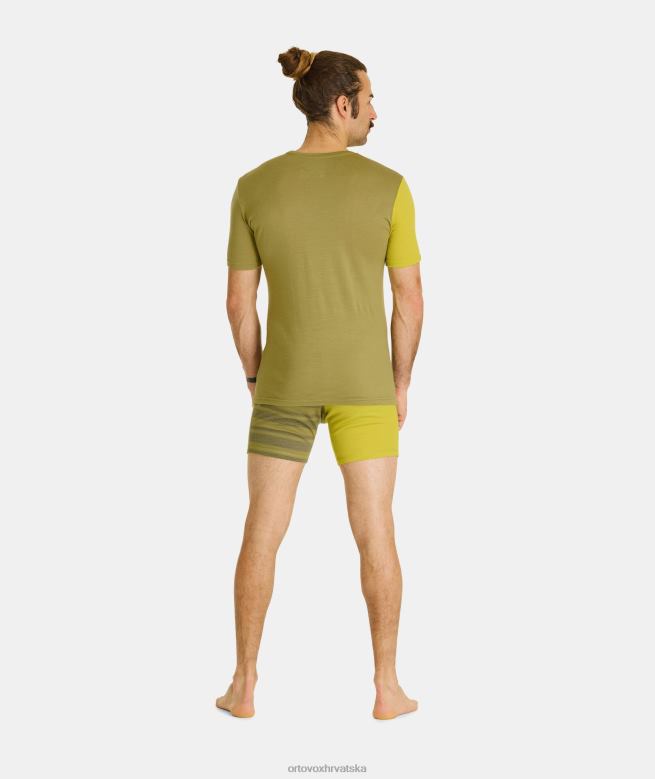 ORTOVOX muškarci samo plavo 185 rock'n'wool kratki rukav X0844137