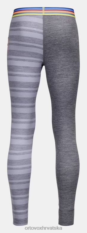 ORTOVOX muškarci siva mješavina 185 duge hlače od rock'n'wool X0844155