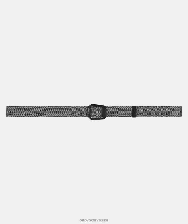 ORTOVOX muškarci crni gavran pleteni pojas s logotipom X084485