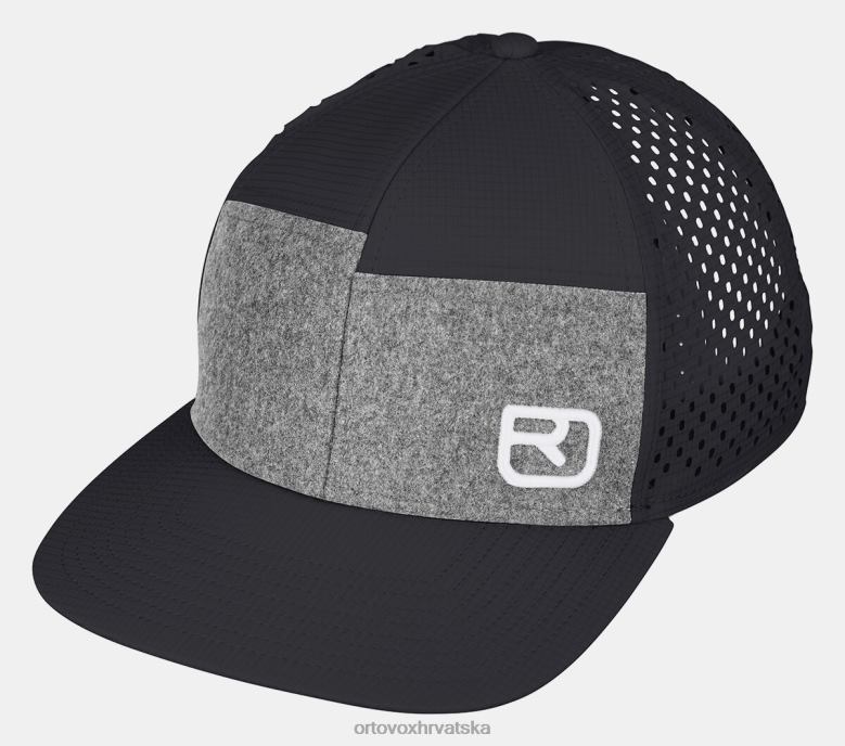 ORTOVOX muškarci crni gavran kapa s logotipom zračnog kamiona X0844460