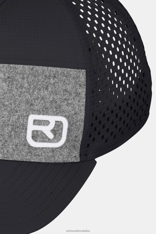 ORTOVOX muškarci crni gavran kapa s logotipom zračnog kamiona X0844460