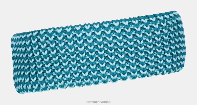 ORTOVOX muškarci pacifičko zelena teška pletena traka za glavu X0844681