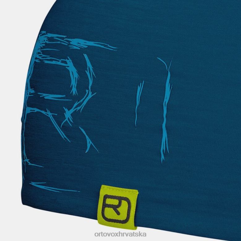 ORTOVOX muškarci petrolej plava 120 tec kapa s logotipom X0844505