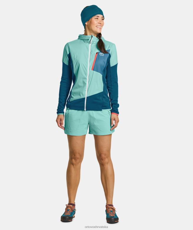 ORTOVOX muškarci petrolej plava lagana mrežasta traka za glavu od flisa X0844139