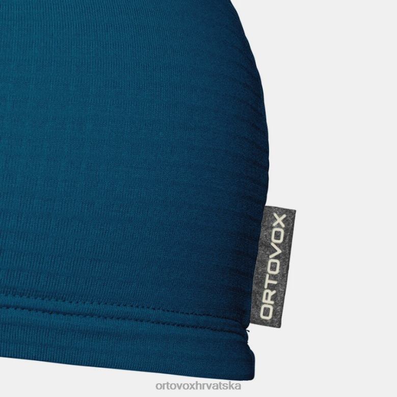 ORTOVOX muškarci petrolej plava lagana rešetkasta kapa od flisa X0844101