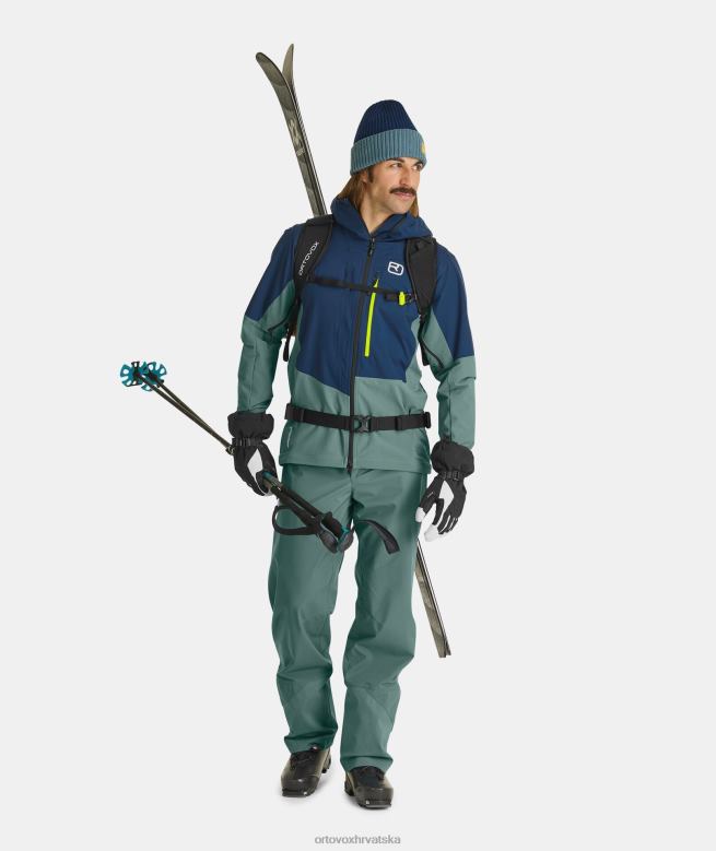 ORTOVOX muškarci crni gavran merino freeride rukavica X0844359