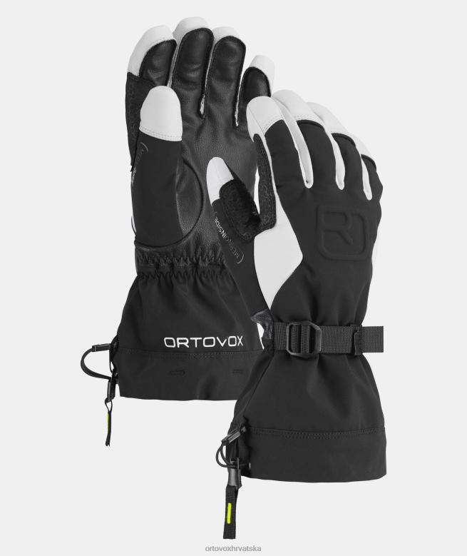 ORTOVOX muškarci crni gavran merino freeride rukavica X0844360