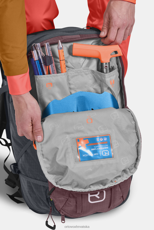 ORTOVOX uniseks crni čelik avabag litric tour 36s zip X08441448