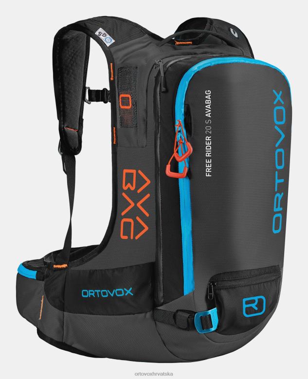 ORTOVOX uniseks crni antracit free rider 20 s avabag X08441465