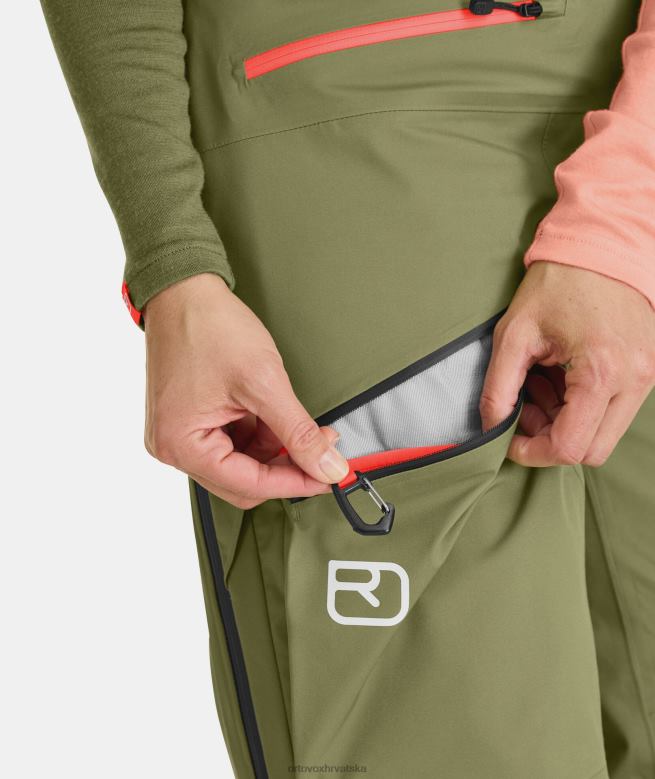 ORTOVOX žene arktička siva 3l duboke školjkaste hlače X0844746