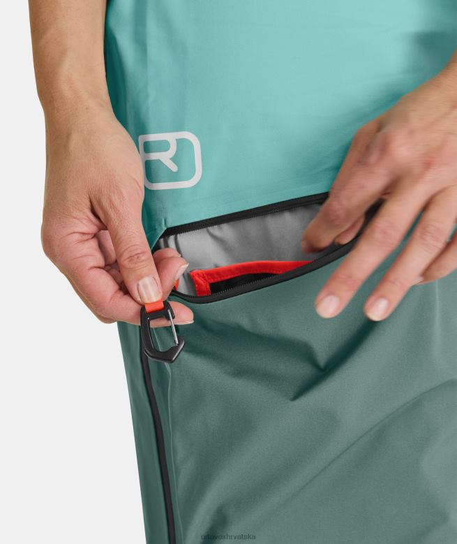 ORTOVOX žene arktička siva 3l ravine školjkaste hlače X0844754