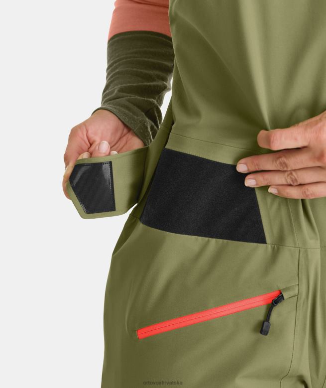 ORTOVOX žene crni gavran 3l duboke školjkaste hlače s biberom X0844988