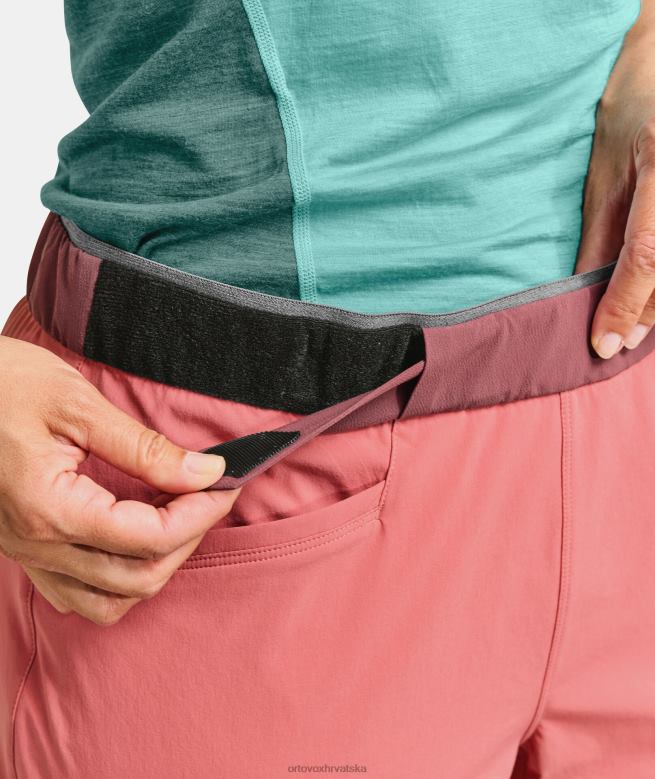 ORTOVOX žene čekinjasto smeđa vajolet hlače X08441152