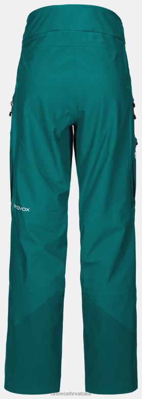 ORTOVOX žene pacifičko zelena 3l duboke školjkaste hlače X0844747
