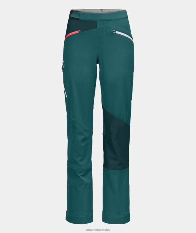 ORTOVOX žene pacifičko zelena col becchei hlače X0844797