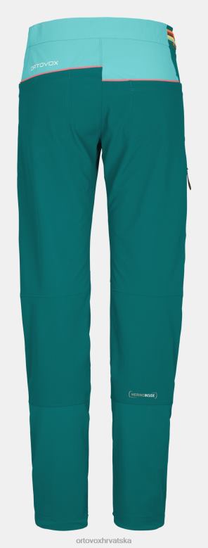 ORTOVOX žene pacifičko zelena pala hlače X08441157