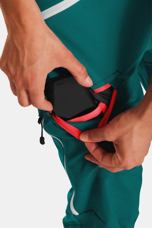 ORTOVOX žene pacifičko zelena westalpen softshell hlače X08441131
