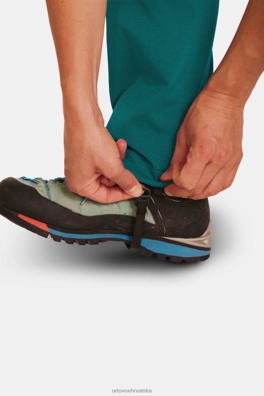 ORTOVOX žene pacifičko zelena westalpen softshell hlače X08441131