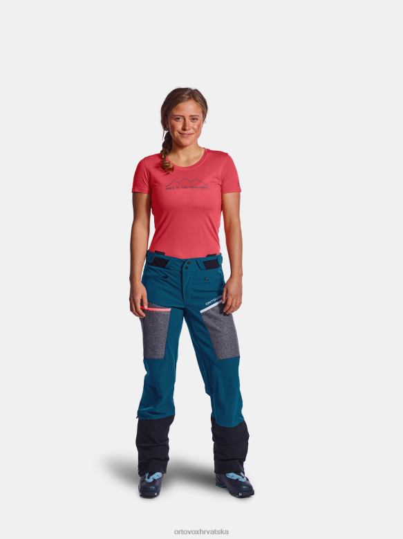 ORTOVOX žene petrolej plava pordoi hlače X08441251