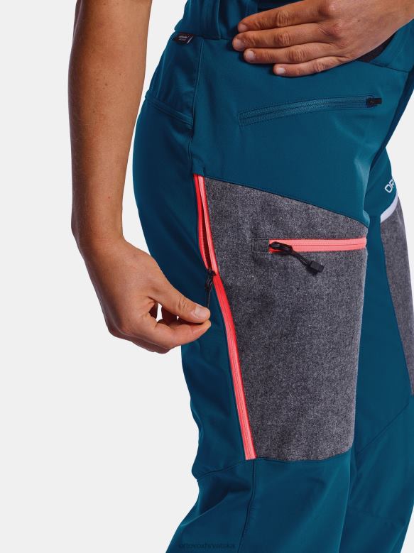 ORTOVOX žene petrolej plava pordoi hlače X08441251