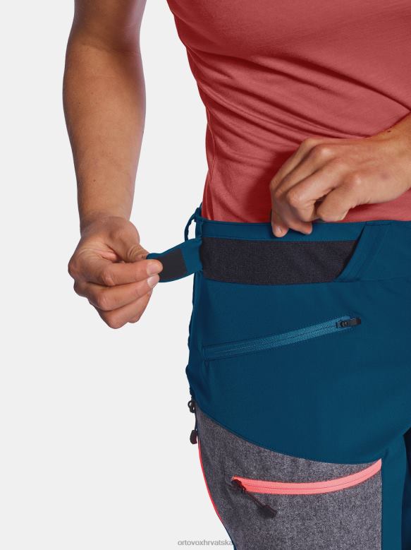 ORTOVOX žene petrolej plava pordoi hlače X08441251