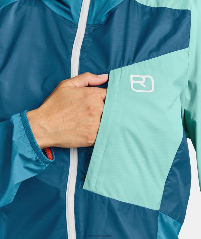 ORTOVOX žene arktička siva vjetrovka jakna X08441239