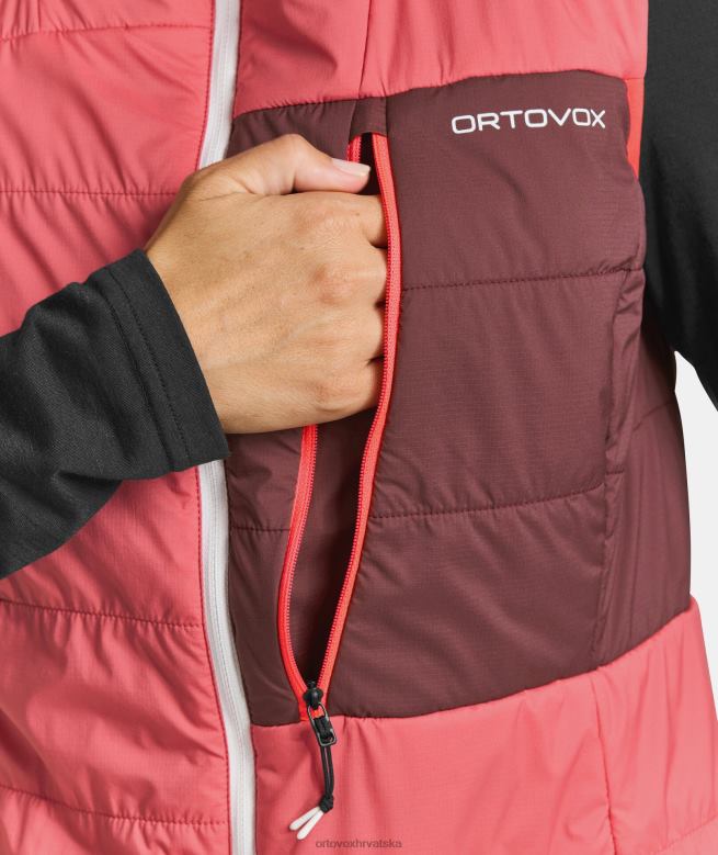 ORTOVOX žene divlja ruža swisswool piz duan prsluk X08441207