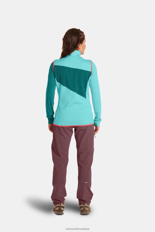 ORTOVOX žene gorska ruža mrežasti prsluk od flisa X08441023