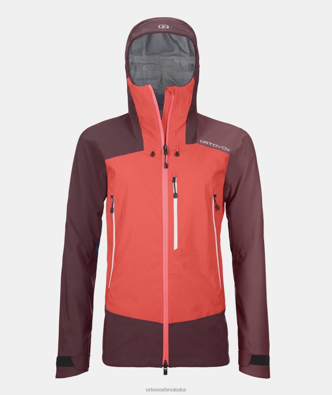 ORTOVOX žene koraljni jakna westalpen 3l X08441170