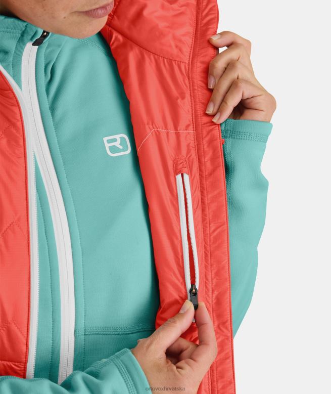 ORTOVOX žene koraljni swisswool piz bočica prsluk X0844956