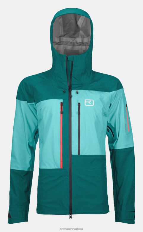 ORTOVOX žene pacifičko zelena Jakna od školjke 3l X0844727
