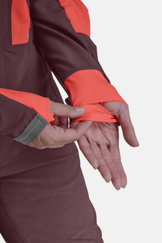 ORTOVOX žene pacifičko zelena berrino jakna s kapuljačom X0844898