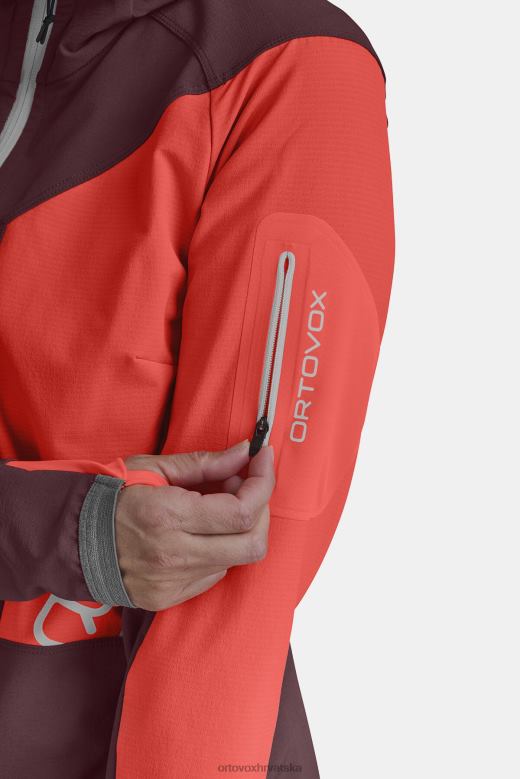 ORTOVOX žene pacifičko zelena berrino jakna s kapuljačom X0844898