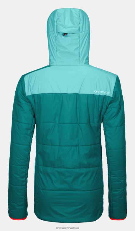 ORTOVOX žene pacifičko zelena jakna od švicarske vune X0844764
