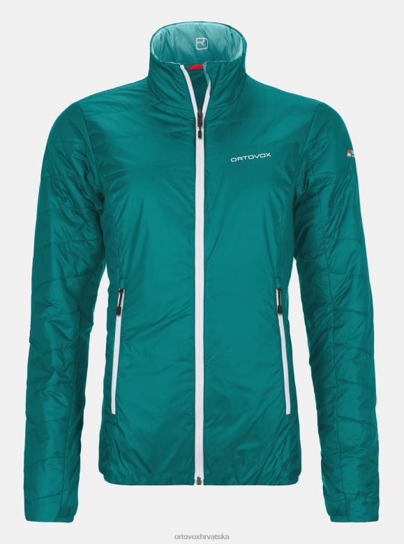 ORTOVOX žene pacifičko zelena swisswool piz bial jakna X08441257