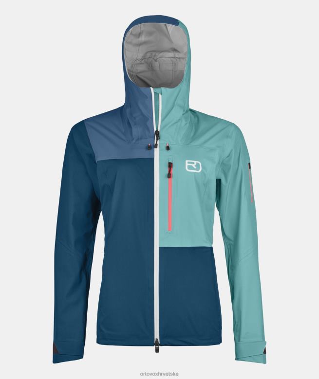 ORTOVOX žene petrolej plava 3l ortler jakna X0844768