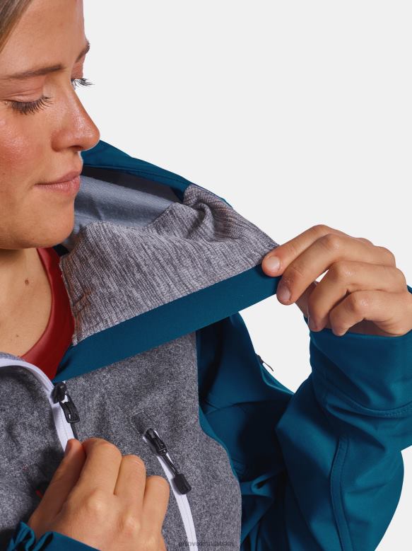 ORTOVOX žene petrolej plava pordoi jakna X08441262