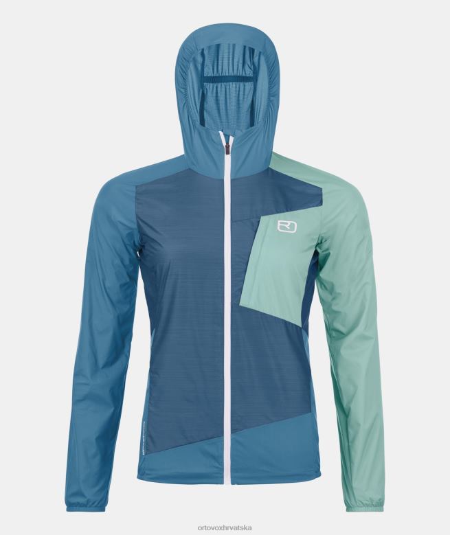 ORTOVOX žene petrolej plava vjetrovka jakna X08441241