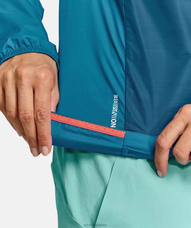 ORTOVOX žene petrolej plava vjetrovka jakna X08441241