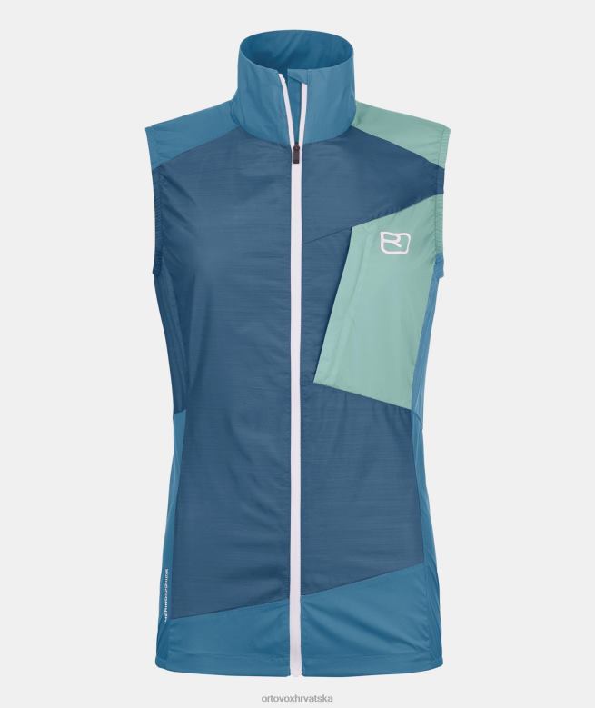 ORTOVOX žene petrolej plava vjetrovka prsluk X08441214