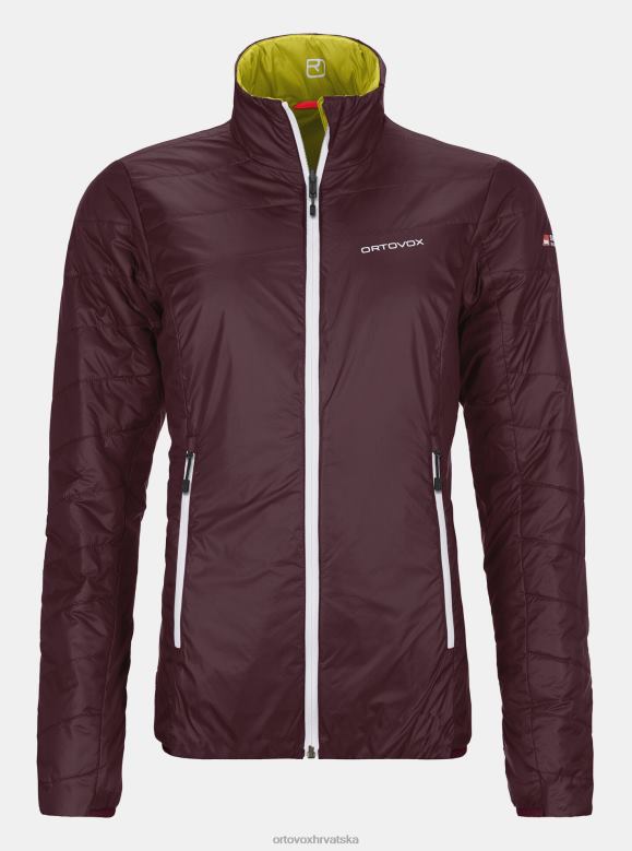 ORTOVOX žene tamno vino swisswool piz bial jakna X08441255