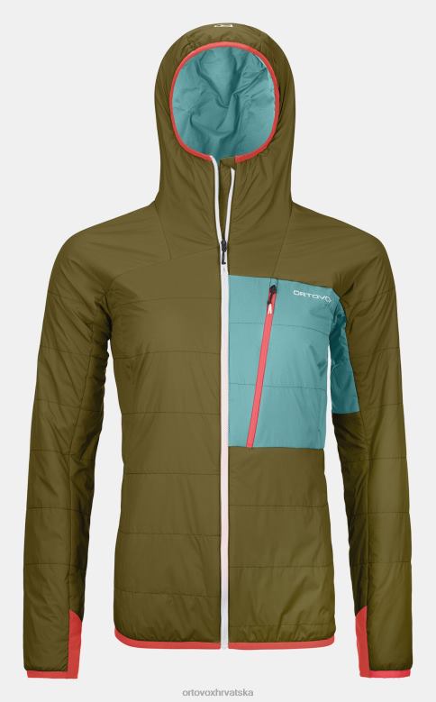 ORTOVOX žene zelena mahovina swisswool piz duan jakna X08441094