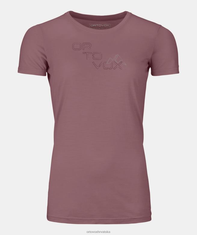ORTOVOX žene gorska ruža 185 merino tangram logo ts X08441000