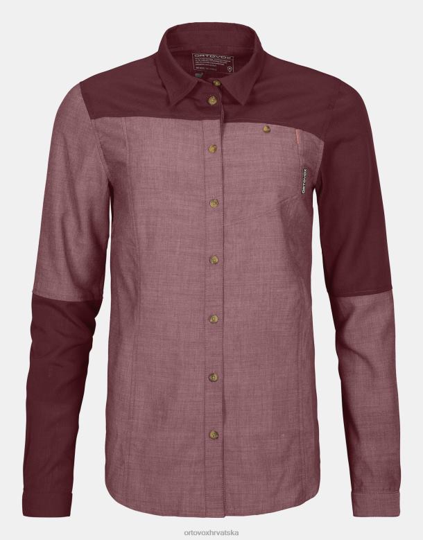 ORTOVOX žene kušanje vina merino lewisham košulja ls X08441294