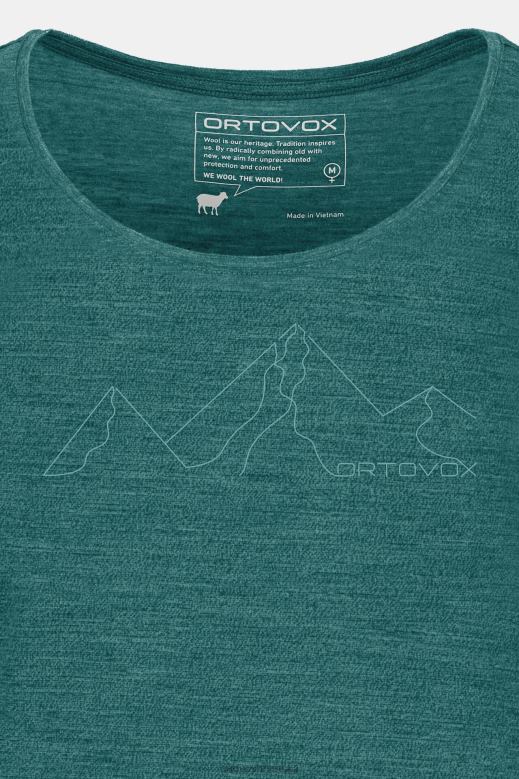 ORTOVOX žene pacifičko zelena mješavina 150 hladno planinsko lice ts X08441076