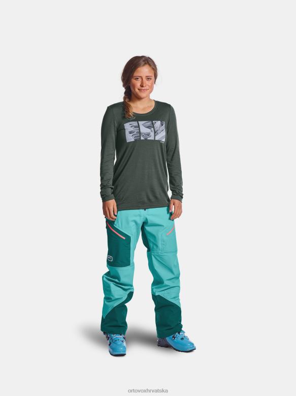 ORTOVOX žene srednje siva mješavina 185 slika merino oblika X08441265