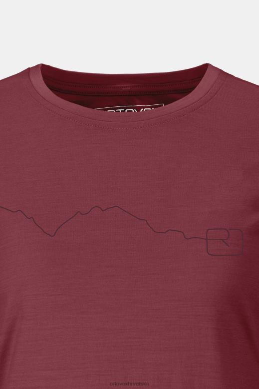ORTOVOX žene tamna krv 120 tec planinska majica X08441291