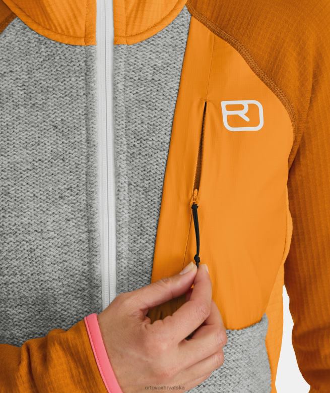 ORTOVOX žene Jesenje lišće klasična pletena majica s kapuljačom od flisa gp X08441080