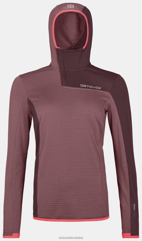 ORTOVOX žene gorska ruža flis light grid zn hoody X08441244